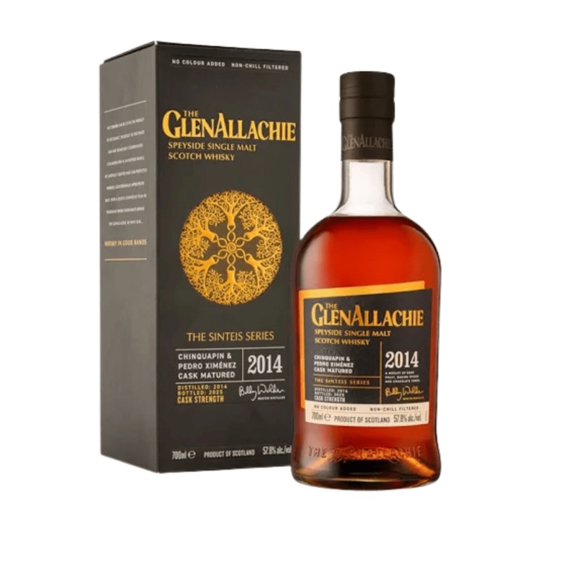 The GlenAllachie 2014 Sinteis Series Cask Strength Chinquapin & Pedro Ximnez Cask Matured