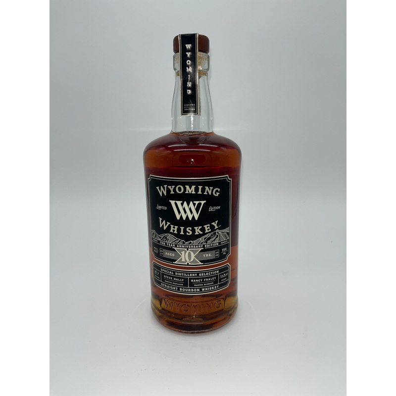 Wyoming Whiskey 10 Year Anniversary Edition Straight Bourbon 750ml