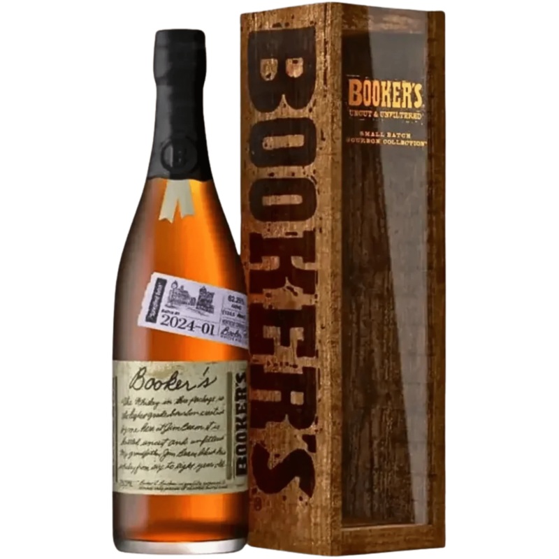 Booker's Bourbon Batch 2024-01 "Springfield Batch" Small Batch Kentucky Straight Bourbon Whiskey 124.5 Proof 750ml