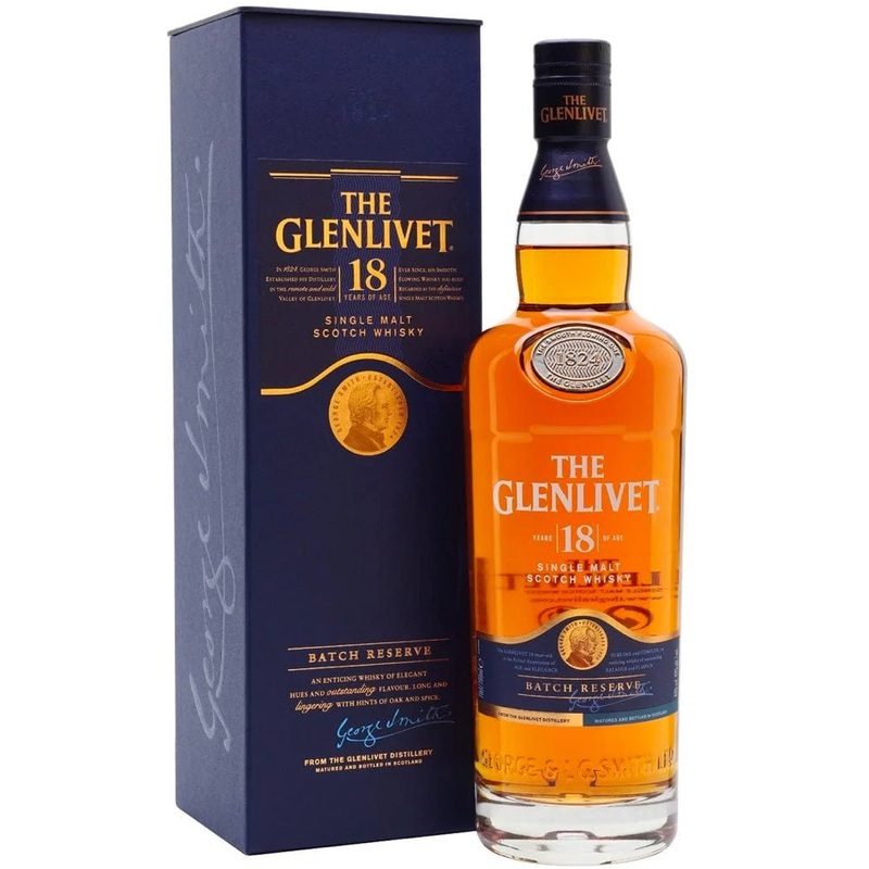 Glenlivet 18 Year Old Single Malt Scotch Whiskey