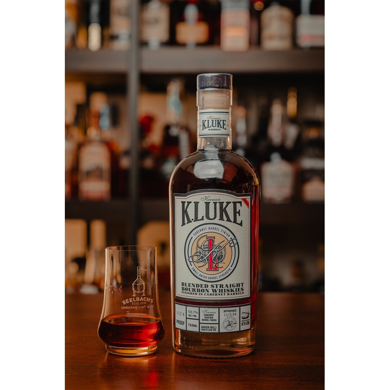 K.LUKE Small Batch "Keenan Reserve" Cab Finished Barrel Strength Bourbon - Batch 2