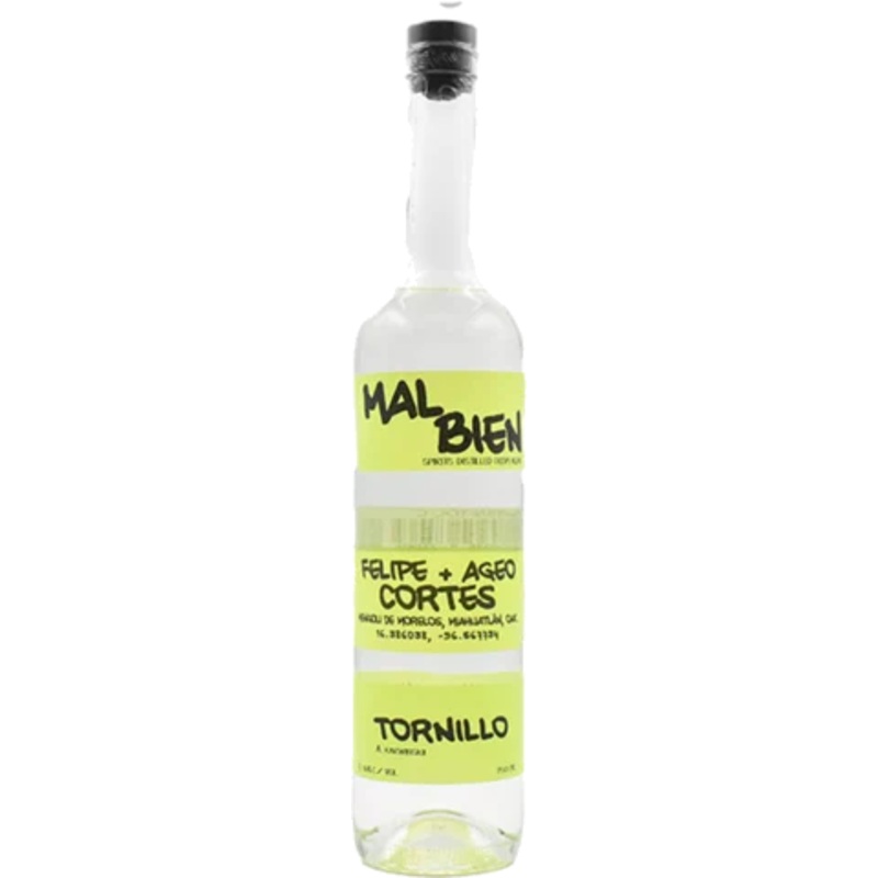Mal Bien Mezcal Tornillo Felipe Ageo Cortes 750ml