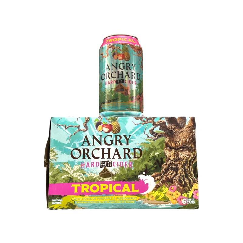Angry Orchard Tropical Hard Fruit Cider 6PK Cans (2022 New Release)