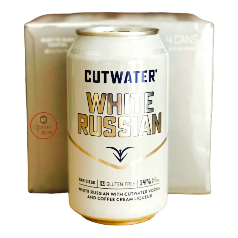 Cutwater White Russian Ready To Drink Cocktails (4PK)