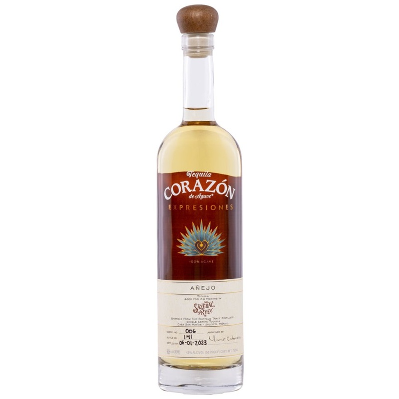 Tequila Corazn Expresiones Sazerac Rye Aejo 2023 Release