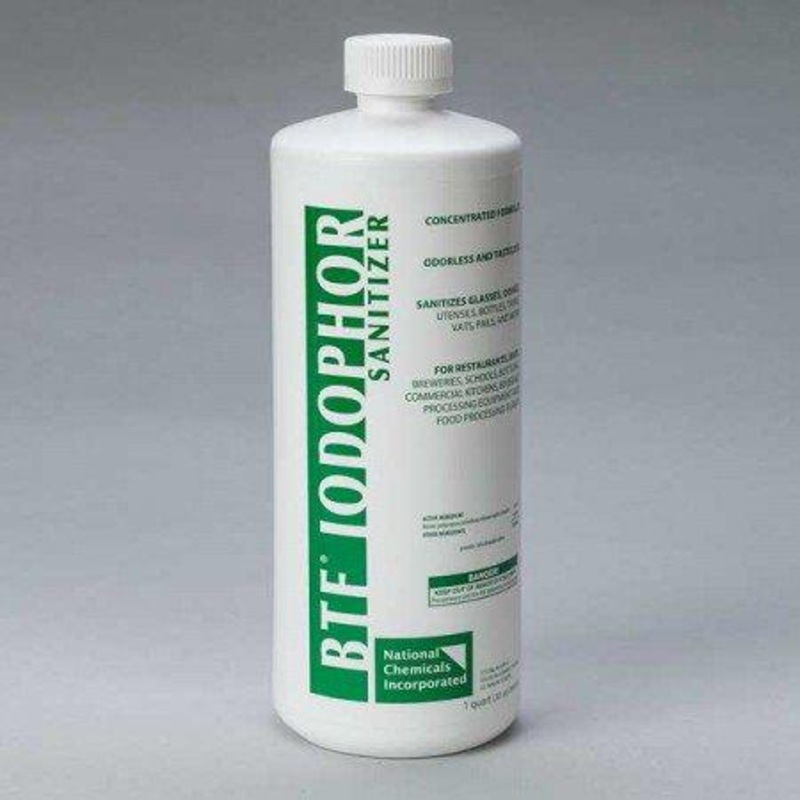 BTF Iodophor Sanitizer No-Rinse Iodine-Based Sanitizer for Brewing