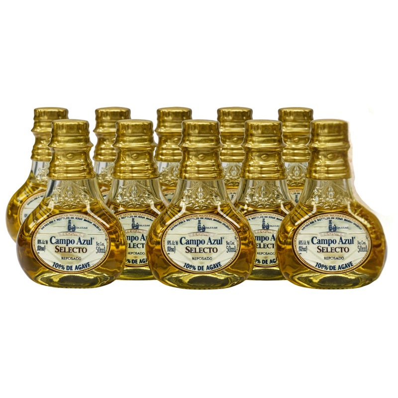 Campo Azul Selecto Reposado Mini Shots (10 Of 50ML)