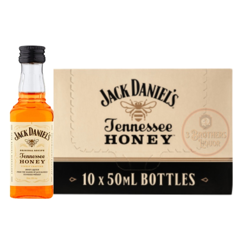 Jack Daniel's Tennessee Honey Flavored Whiskey Mini Shots (10 Of 50ML)