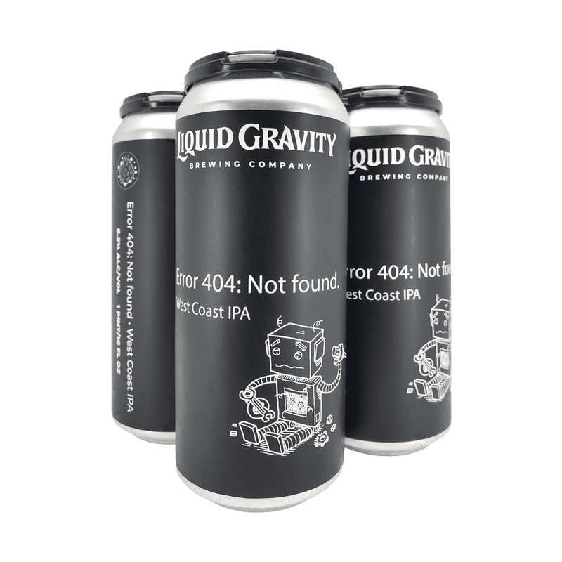 Liquid Gravity Brewing '404 Not Found West Coast IPA' 4-Pack