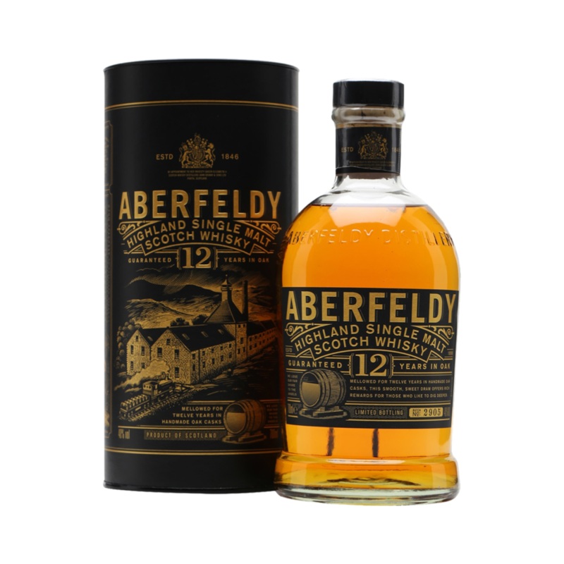 Aberfeldy 12 Years + GB 40% 70cl