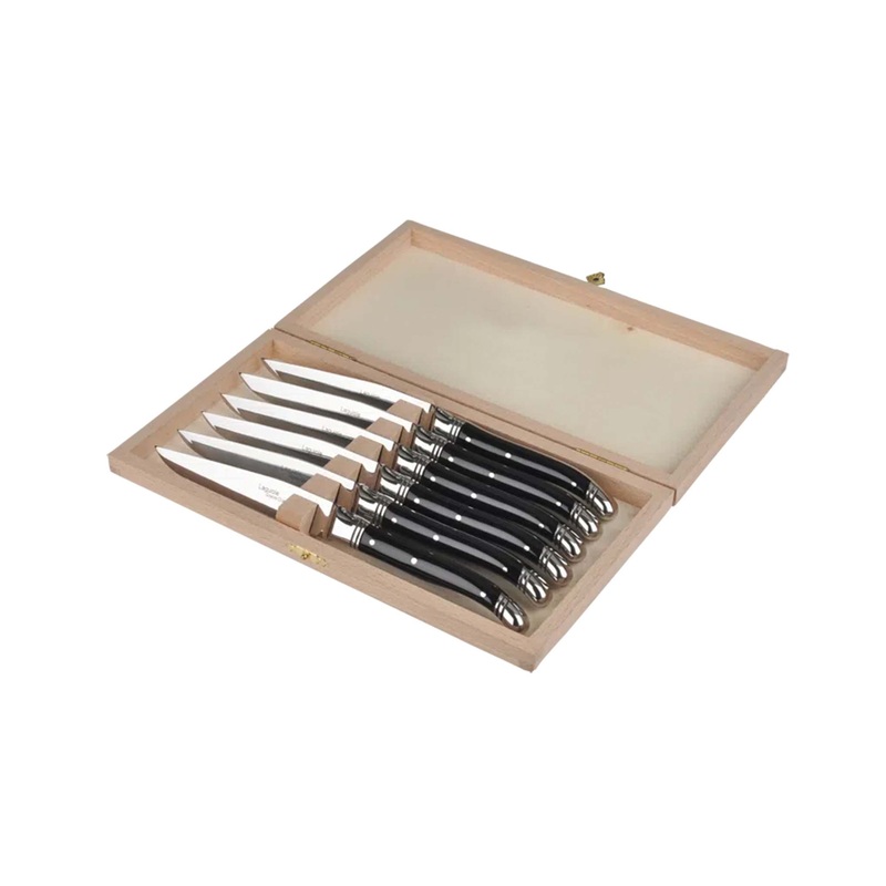 GOYON CHAZEAU 6 KNIVES BLACK SET