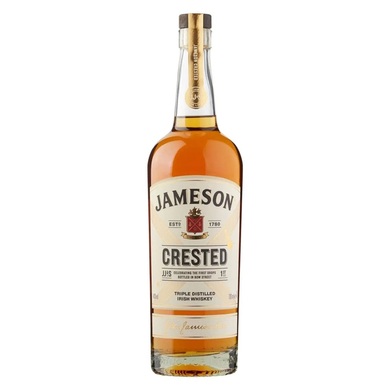 Jameson Crested Triple Distilled Irish Whiskey, 70 cl