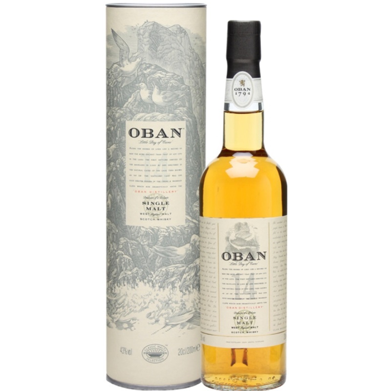 Oban 14 Year Old 70cl, 43%