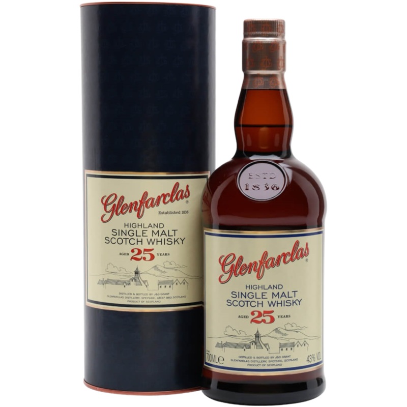 Glenfarclas 25 Year Old + GB 43% 70cl