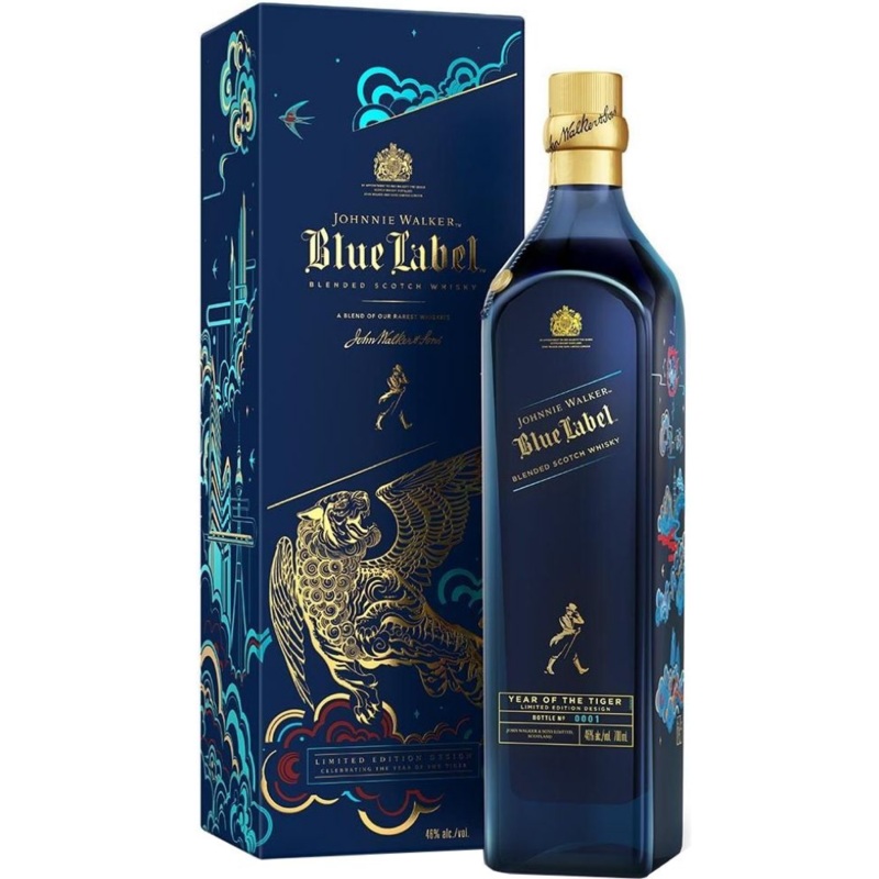 Johnnie Walker Chinese New Year Of The Tiger 2022 + GB 40% 70cl