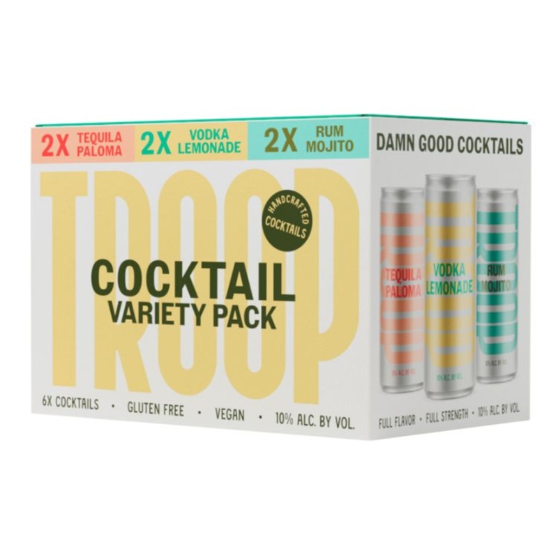 Troop Cocktails Variety 6 Pack - x 4