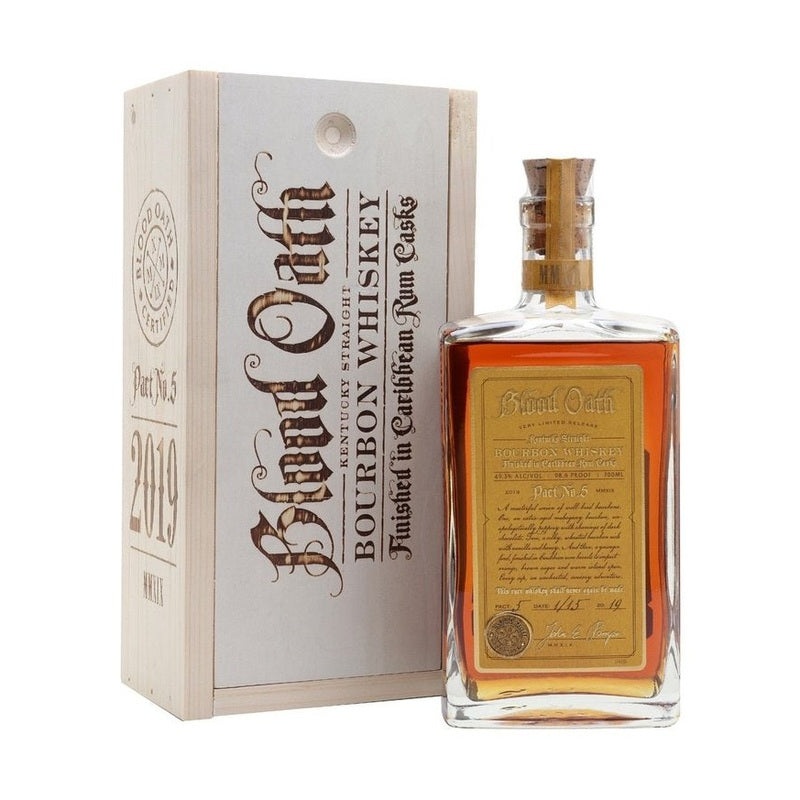 Blood Oath Pact No. 5 Caribbean Rum Casks Finish Kentucky Straight Bourbon Whiskey