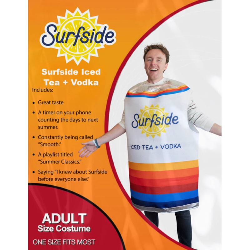 Surfside Iced Tea Can Costume