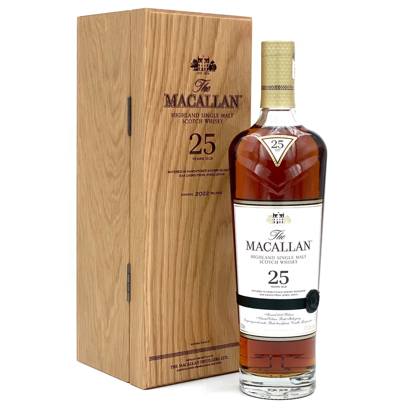 The Macallan 25 Year Old Highland Single Malt Scotch Whisky