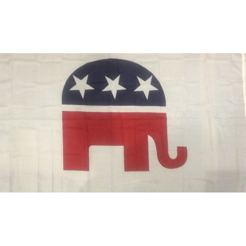 Republican Party Elephant Flag | 36" x 61"