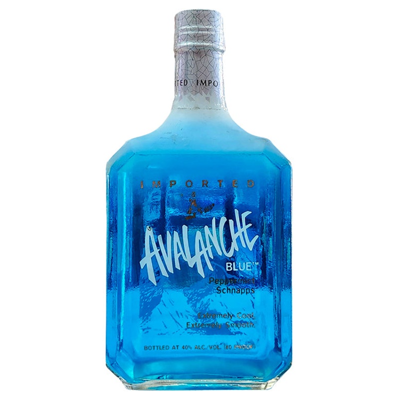 Avalanche Blue Peppermint Schappes - 750ml