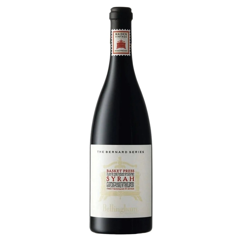 Bernard Series Basket Press Syrah 2007, Bellingham Wines, 75 cl