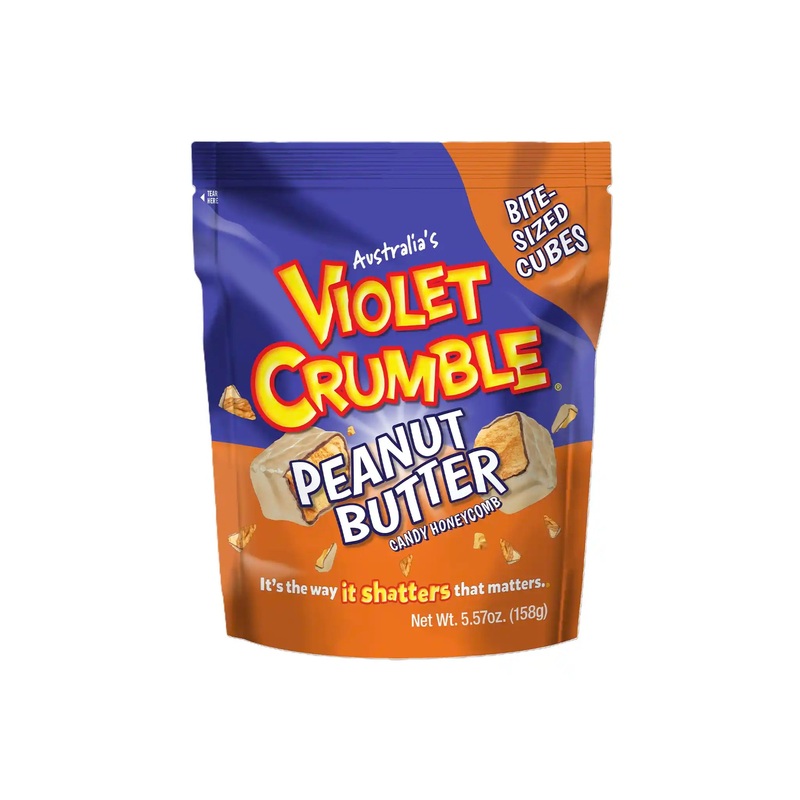 VIOLET CRUMBLE CHUNK PEANUT BUTTER HONEYCOMB 170g