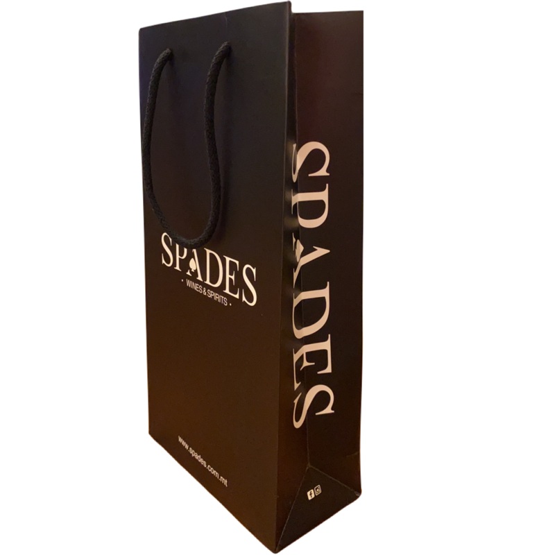 *2 Bottle Bag - Spades Luxury