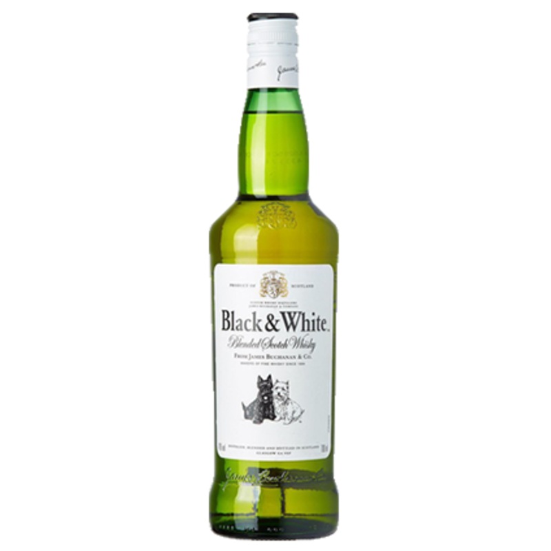 Black & White Blended Scotch Whisky 1000ml