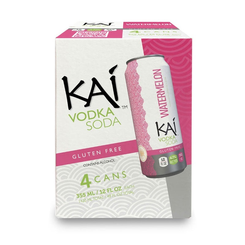 Kai Spirits Watermelon Vodka Soda 4-Pack
