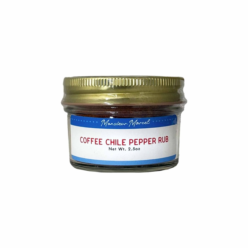 MONSIEUR MARCEL COFFEE CHILE PEPPER RUB 2.5oz