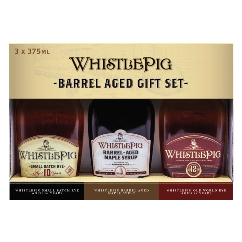 WhistlePig Whiskey Gift Set 3X 375ml