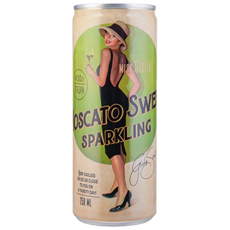 Miss Giulia MOSCATO Sweet Sparkling 250ml Can
