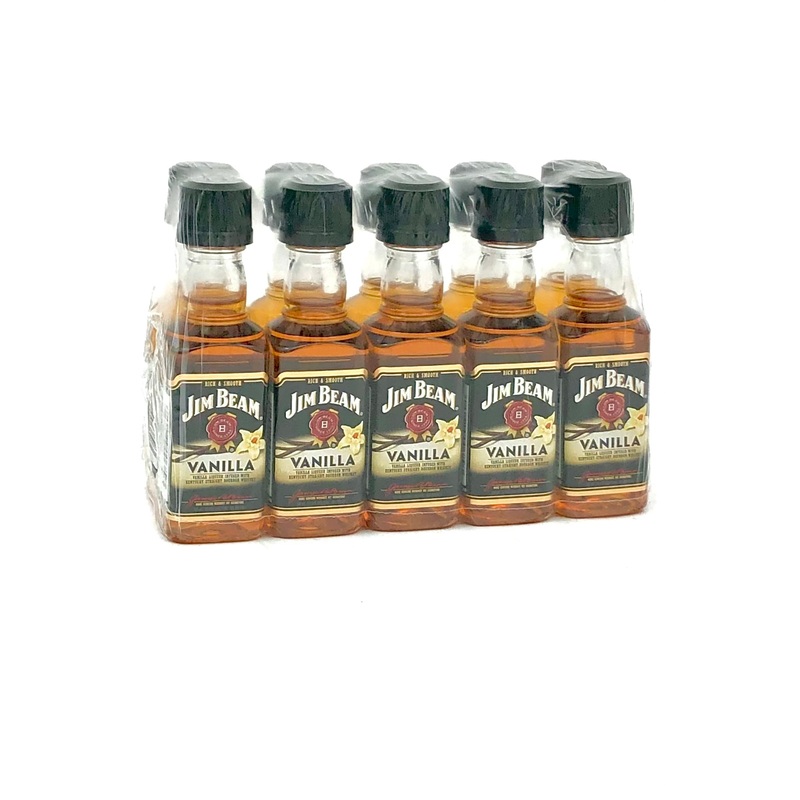 Jim Beam Vanilla Whiskey 10 x 50 ml