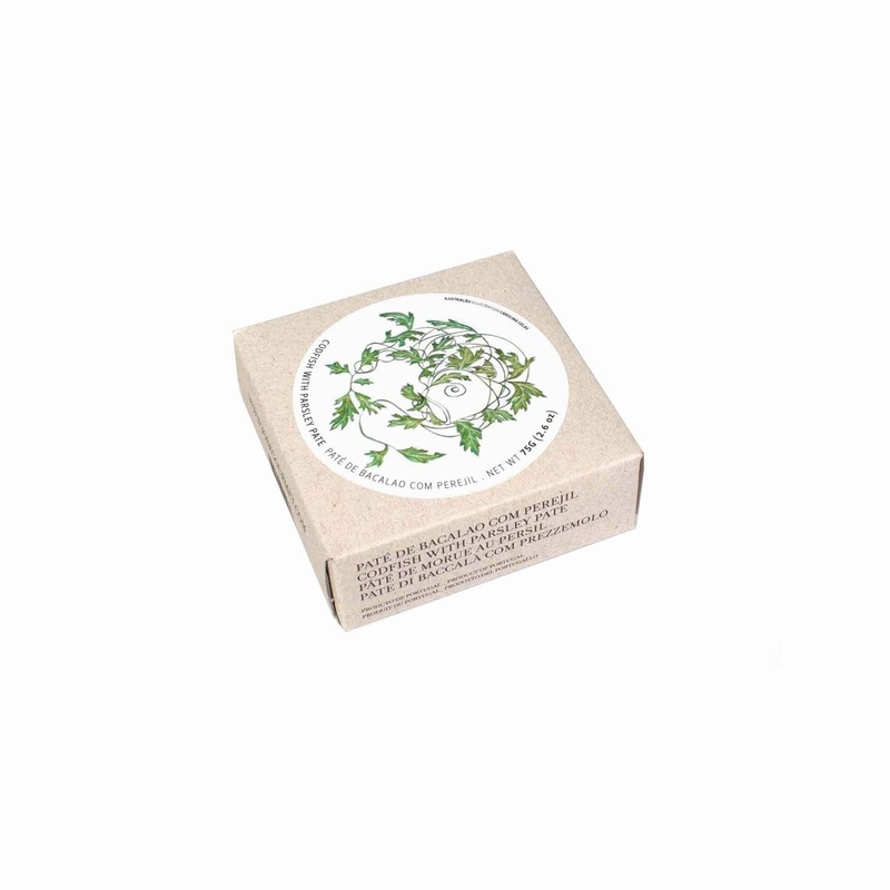 JOSE GOURMET CODFISH WITH PARSLEY PATE 75g