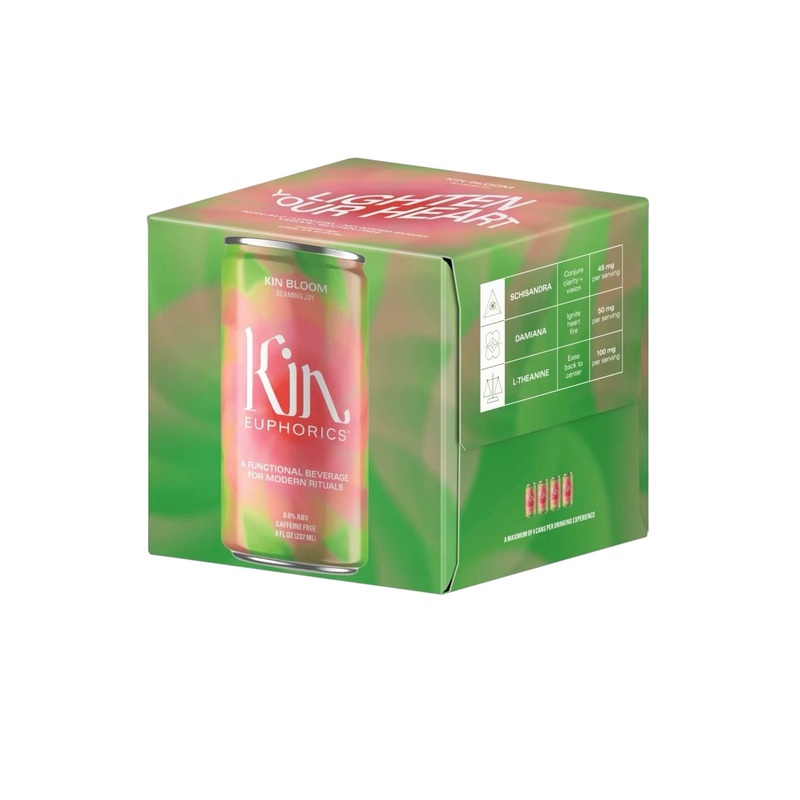 Ken Euphorics Bloom Caffeine Free Non Alcoholic 4 x 8oz Cans