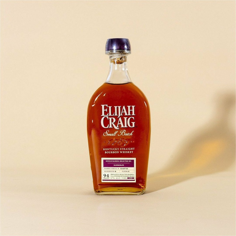 Elijah Craig Small Batch - Single Barrel Selected by Mash&Grape - No. 6048735
