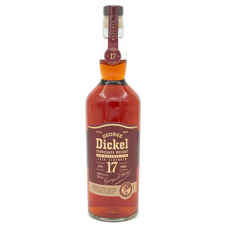 George Dickel 17 Years Old Reserve Tennessee
