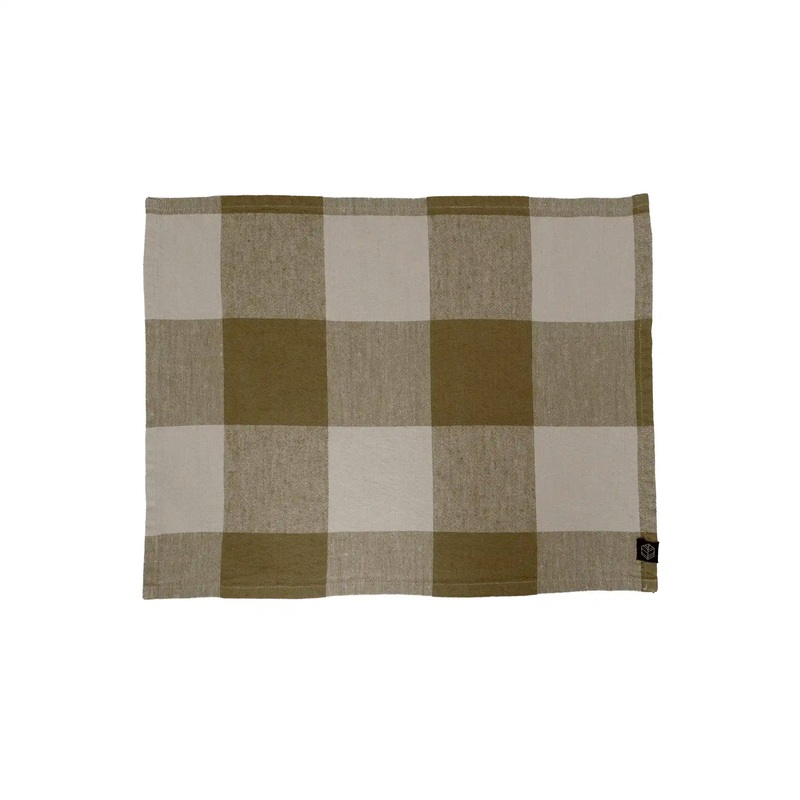 HAOMY PALMA II PLACEMAT/NAPKIN - GOLD