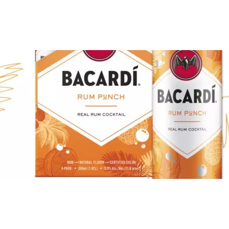 Bacardi Rum Punch 4pk