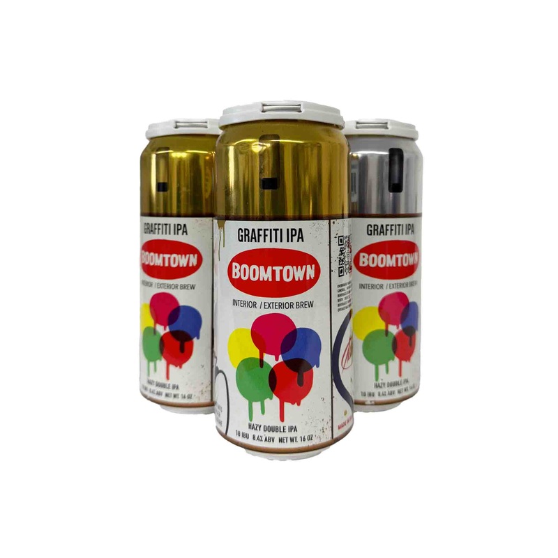 BOOMTOWN GRAFFITI HAZY DOUBLE IPA 16oz 4PACK