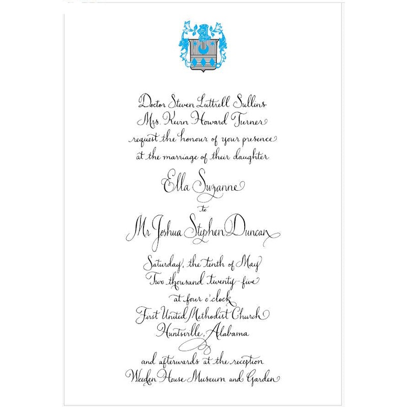 Josh Wedding Invitation Suite | Final Proofs