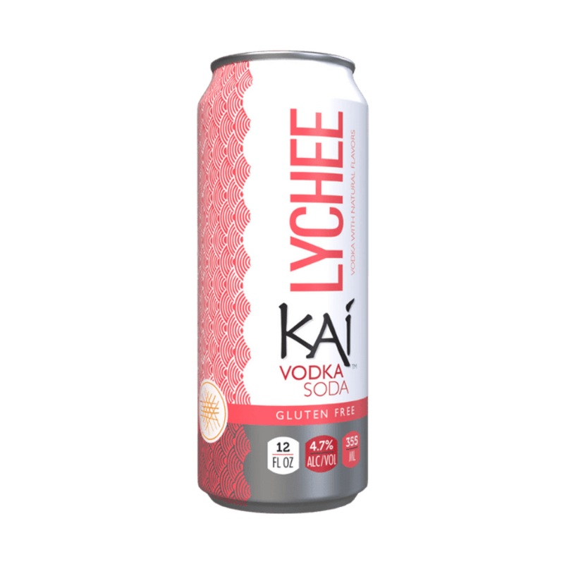 Kai Spirits Lychee Vodka Soda 6-Pack Case (24 Cans)