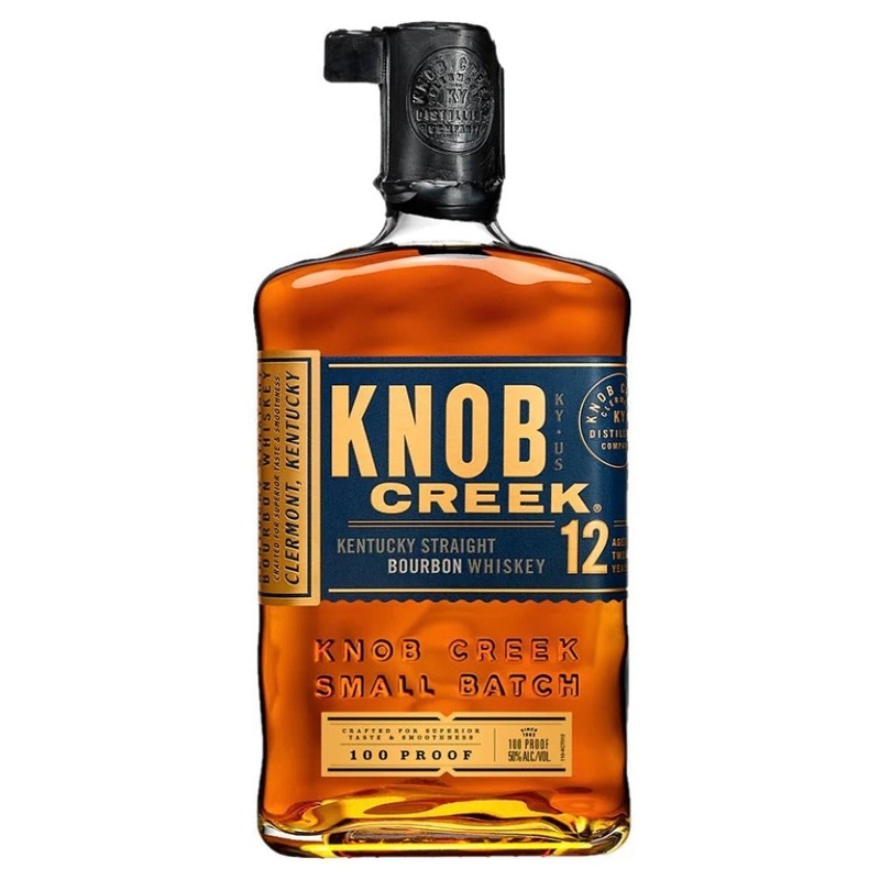 Knob Creek 12 Year Old Kentucky Straight Bourbon Whiskey 100 Proof, Small Batch