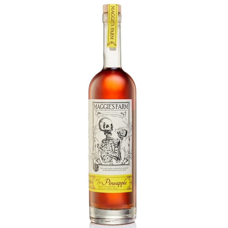 Maggie's Farm "50/50" Pineapple Dark Rum - 750ml - 80 proof