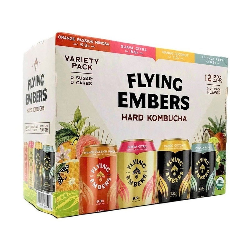 Flying Embers High ABV Heaven Hard Kombucha Variety 12-Pack