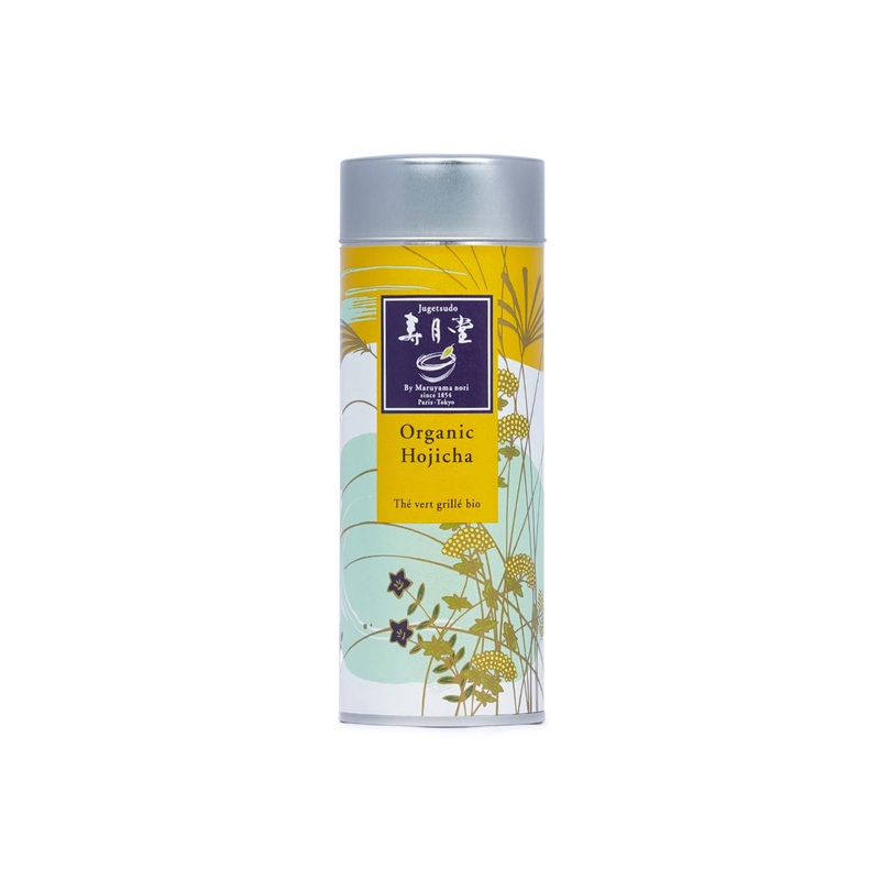 JUGETSUDO ORGANIC HOJICHA GREEN TEA TIN 50g