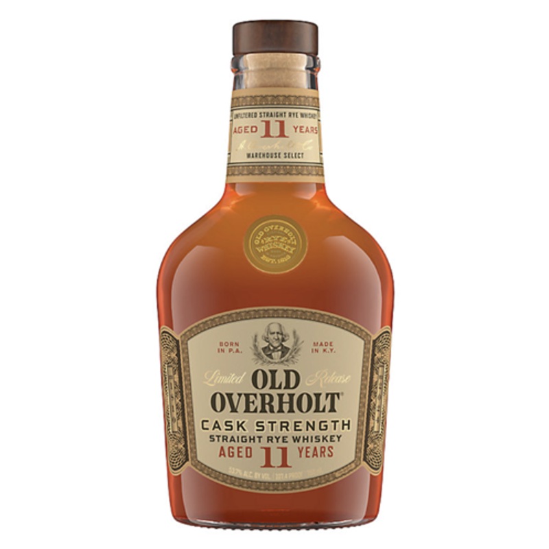Old Overholt Rye Whiskey Cask Strength 11 Year 750ml