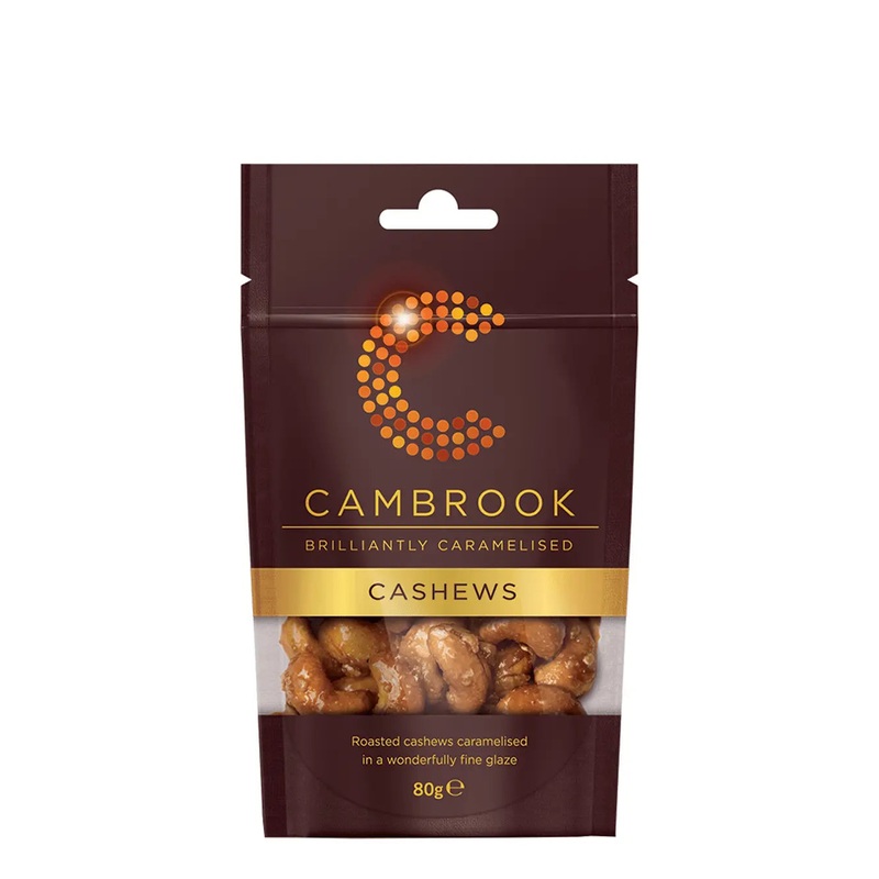 Cambrook Caramelised Cashews, 45 g