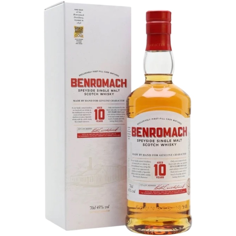 Benromach 10 Years + GB 43% 70cl